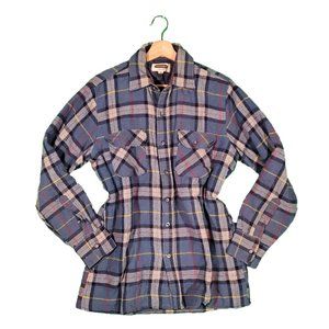 Shelter Bay by Arrow (Vintage) Flannel Plaid Button Down Jacket Sz. Medium